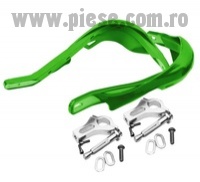 Set protectii maini (hand guard) enduro cu insertie aluminiu – culoare: verde